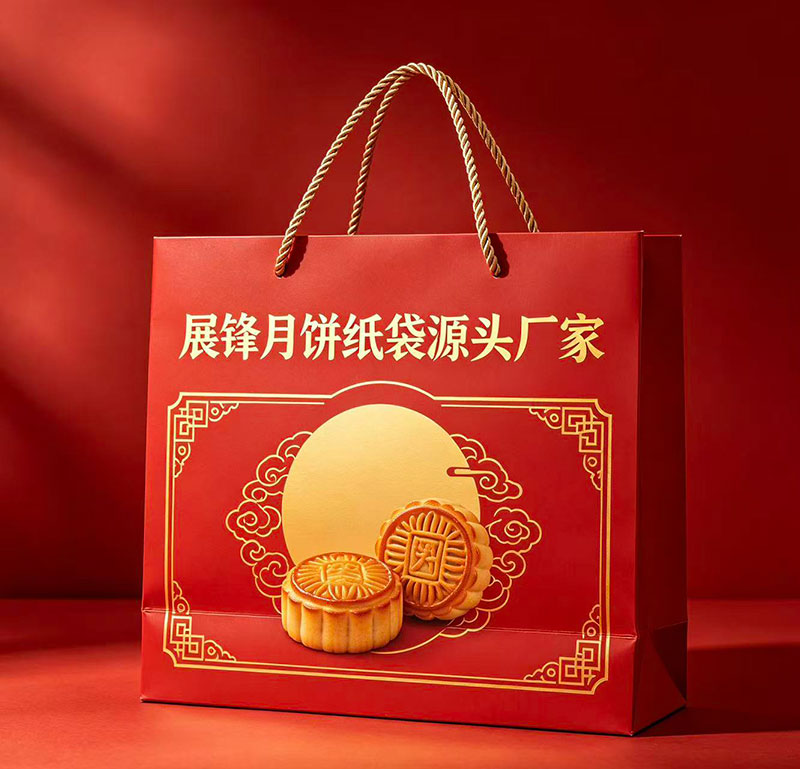 礼品袋定制 | 中秋月饼礼品袋 | 展锋包装