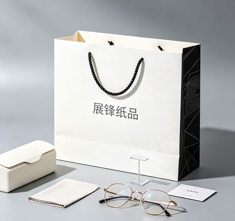广州花都珠宝（250白卡纸手提袋）定制｜珠宝包装袋厂家-展锋纸品